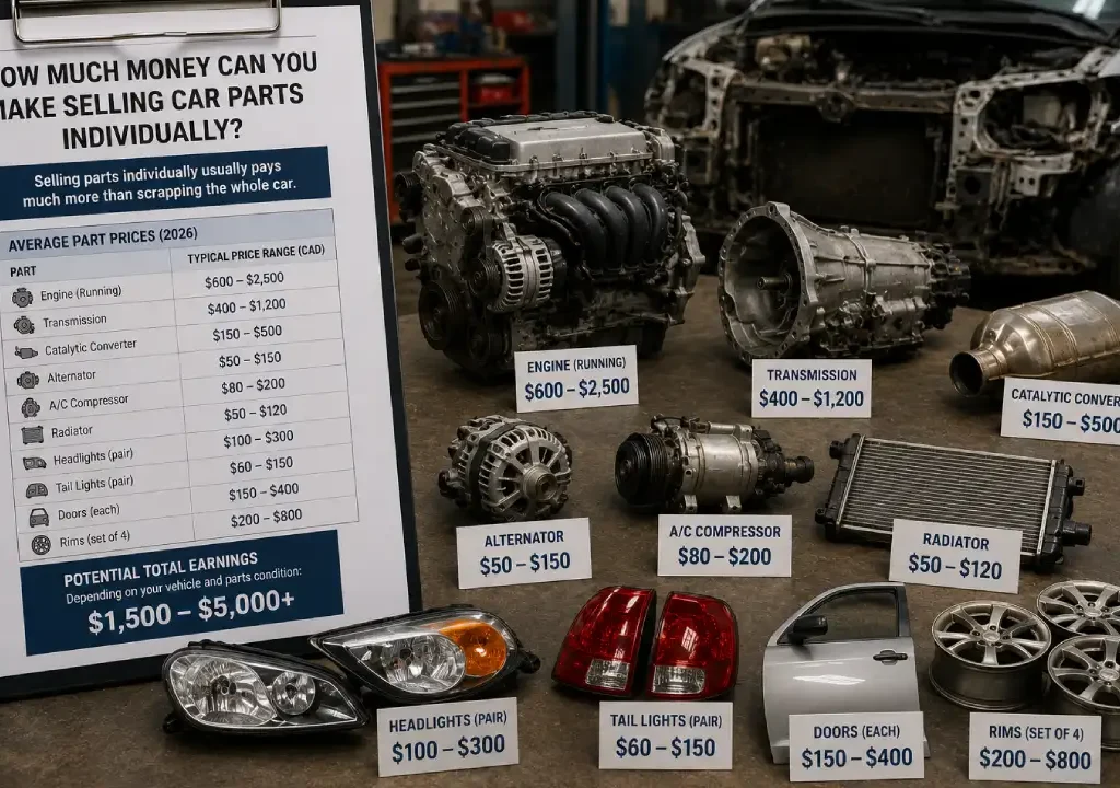 How Much Money Can You Make Scrapping a Car in 2026?
