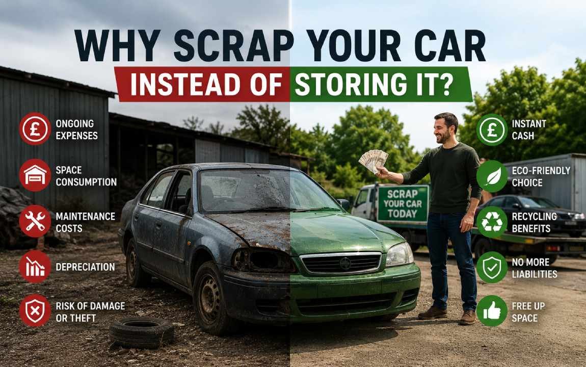 Why Scrap Your Car Instead of Storing It?