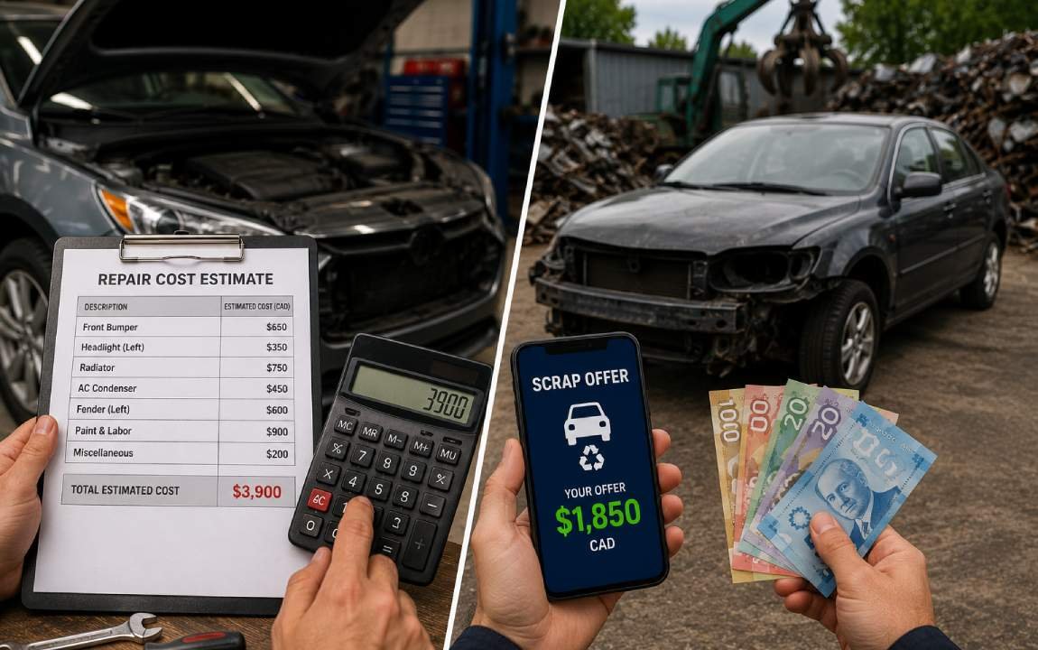 How to Calculate Repair Cost vs Scrap Value