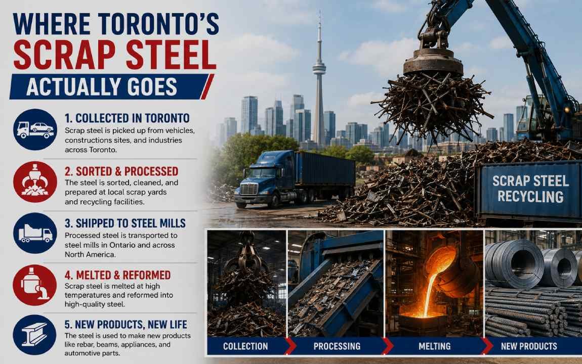 Where Toronto's Scrap Steel Actually Goes