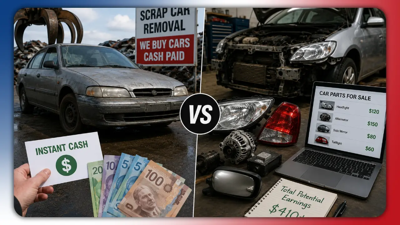 Scrap Car vs Sell for Parts