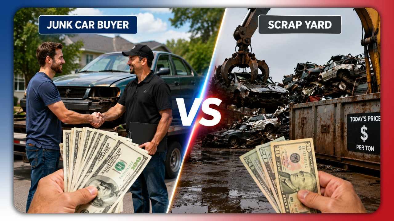 Junk Car Buyer vs Scrap Yard: Which One Pays More in 2026?